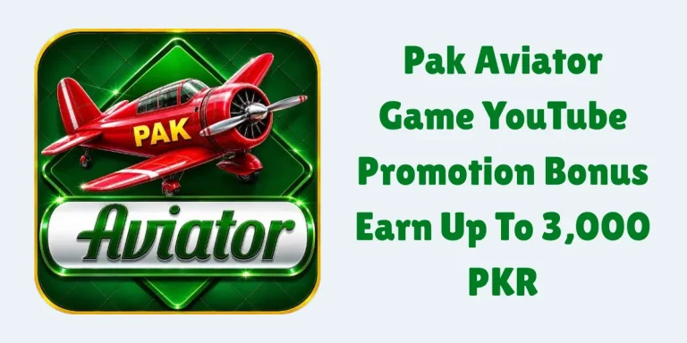 Pak Aviator Game YouTube Promotion Bonus